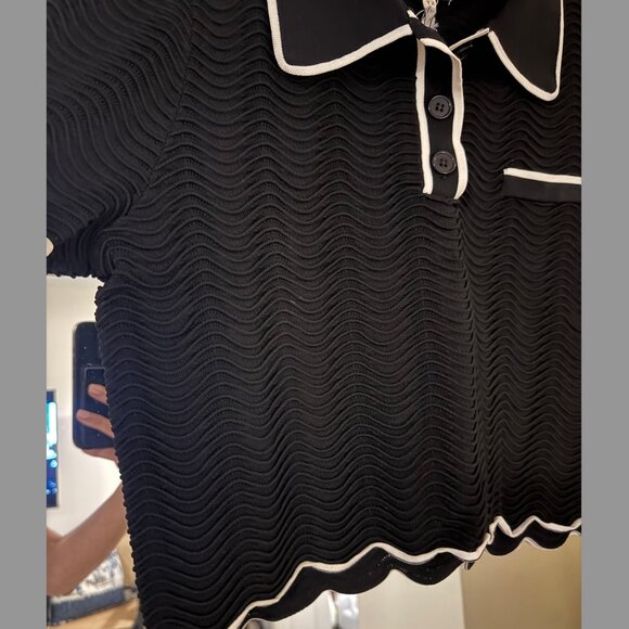 Pikil Knitted Polo Top - Picture 7 of 7